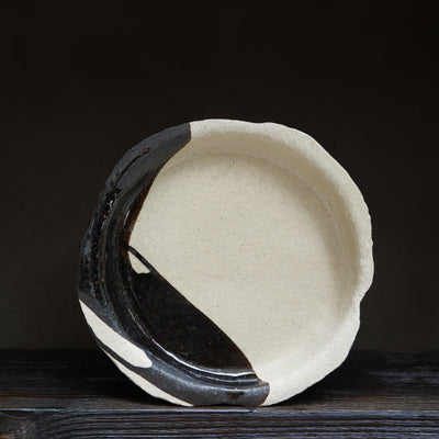 Assiette creuse en grès