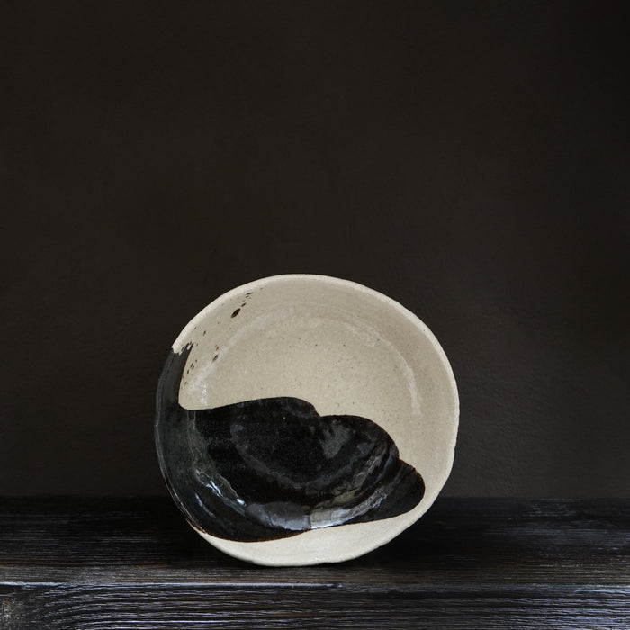 Bol-assiette en grès