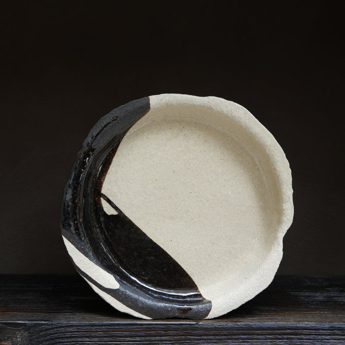 Assiette creuse en grès