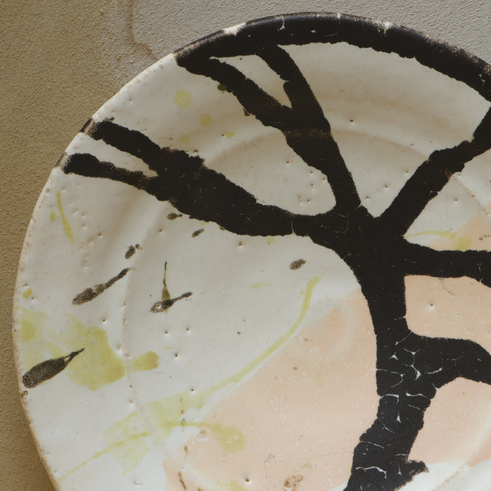 Petit plat en grès émaillé