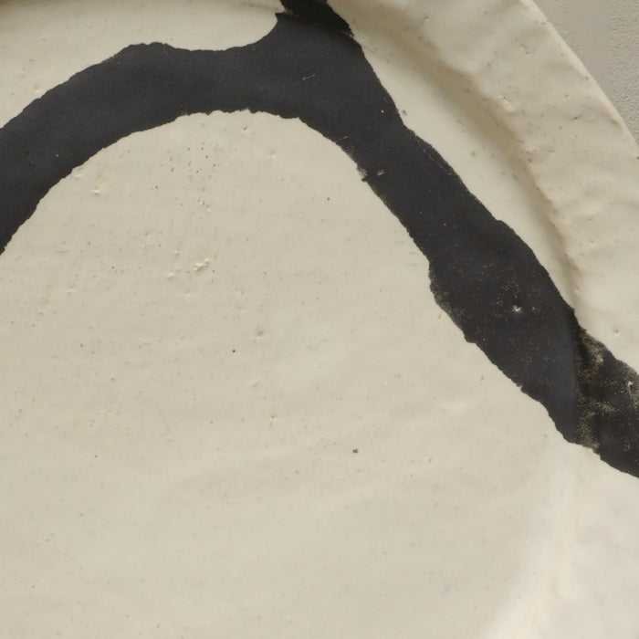 Grand plat en grès émaillé