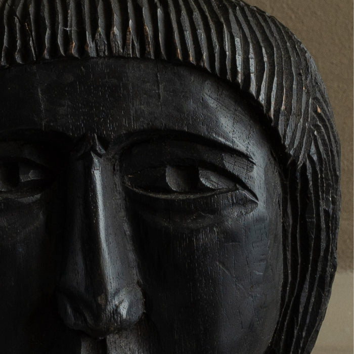 Wooden bust