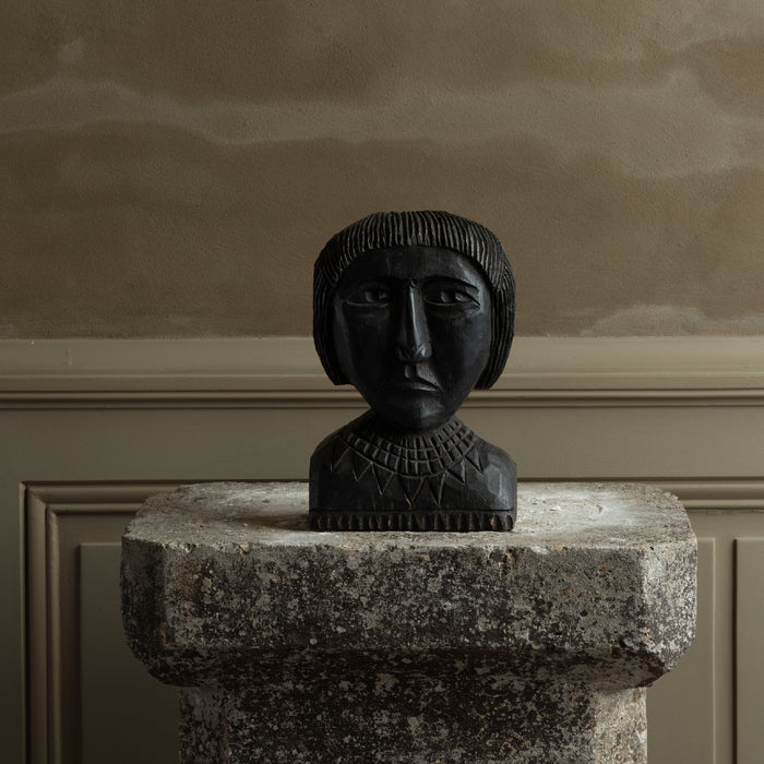 Wooden bust