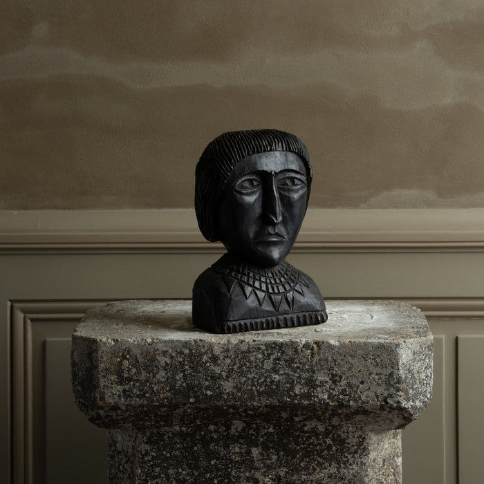 Wooden bust